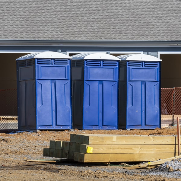 how do you ensure the porta potties are secure and safe from vandalism during an event in New Hartford IA